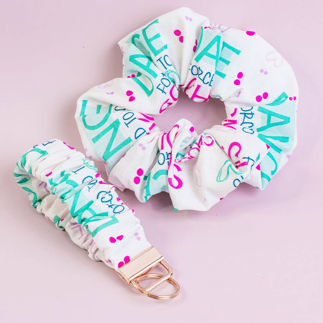 Print Me Pretty - Wholesale Scrunchie - Women’s - Key Comfy/Wristlet/Scrunchie - Gift Box Set For Dancers1