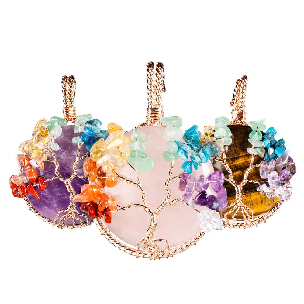 Benjamin International - Wholesale Individual Charm/Pendant - WIRE WRAPPED TREE OF LIFE PENDANT0