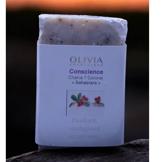 Natürliche Seife mit Teebaum Chakra 7 Sahasrara für den Großhandel von Biocos Canada