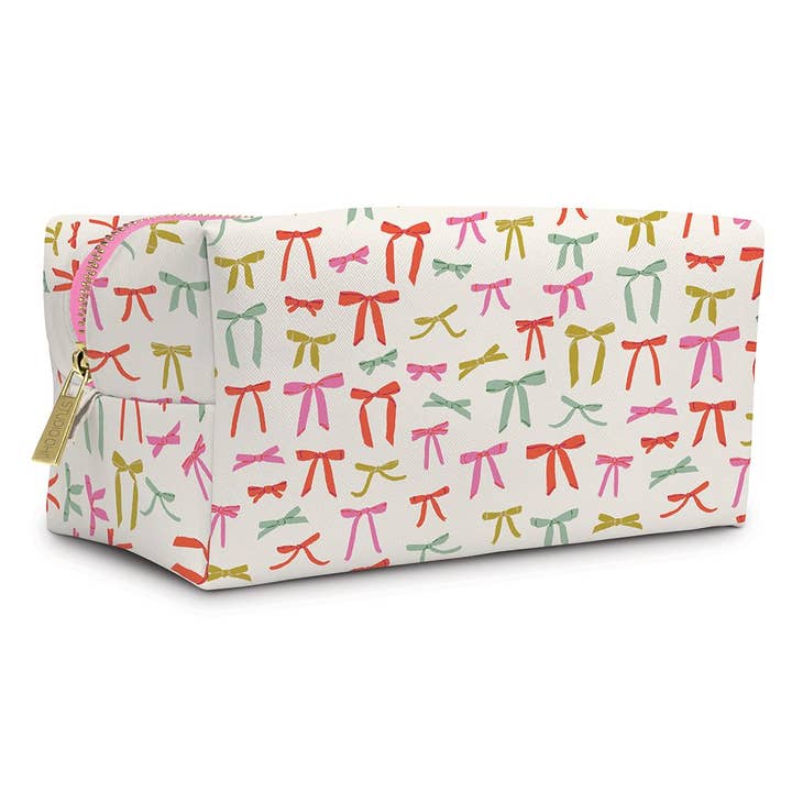 Put a Bow on It Loaf Cosmetic Pouch for wholesale by Studio Oh!