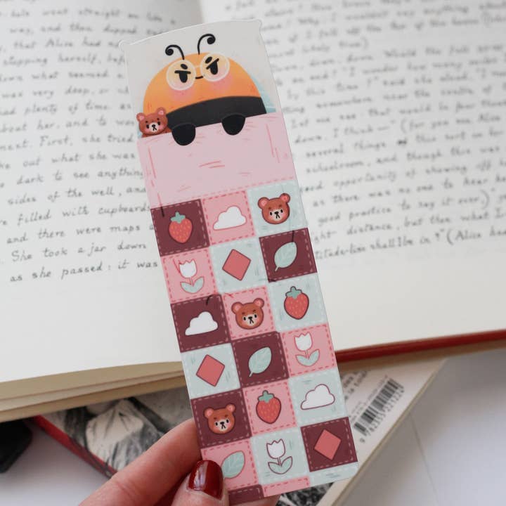 My Sweet Paper Card - Wholesale Bookmark - Grumbee in bed Bookmark1