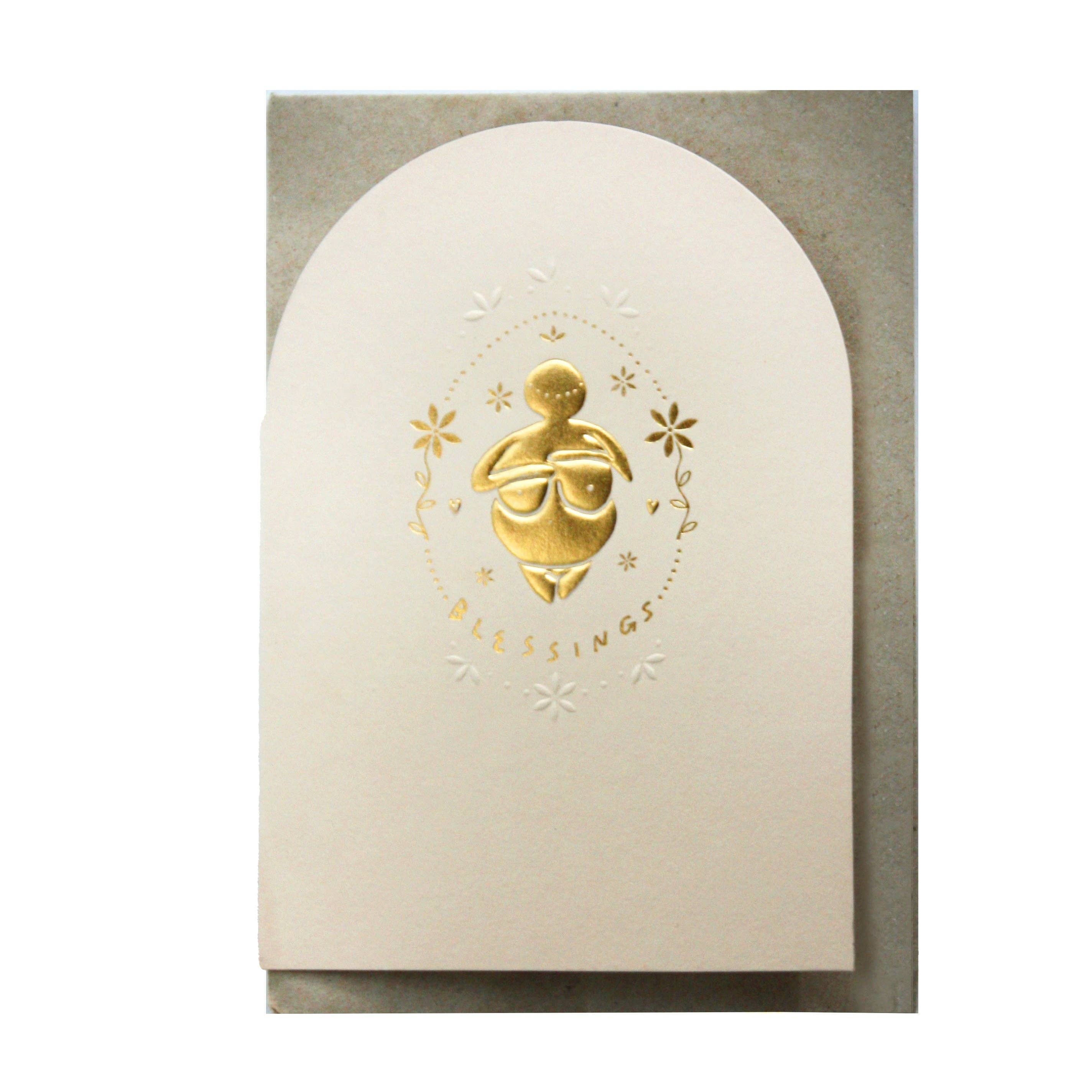 THE LITTLE PRESS - Vente Cartes bébé - Carte de vœux « Blessings »1