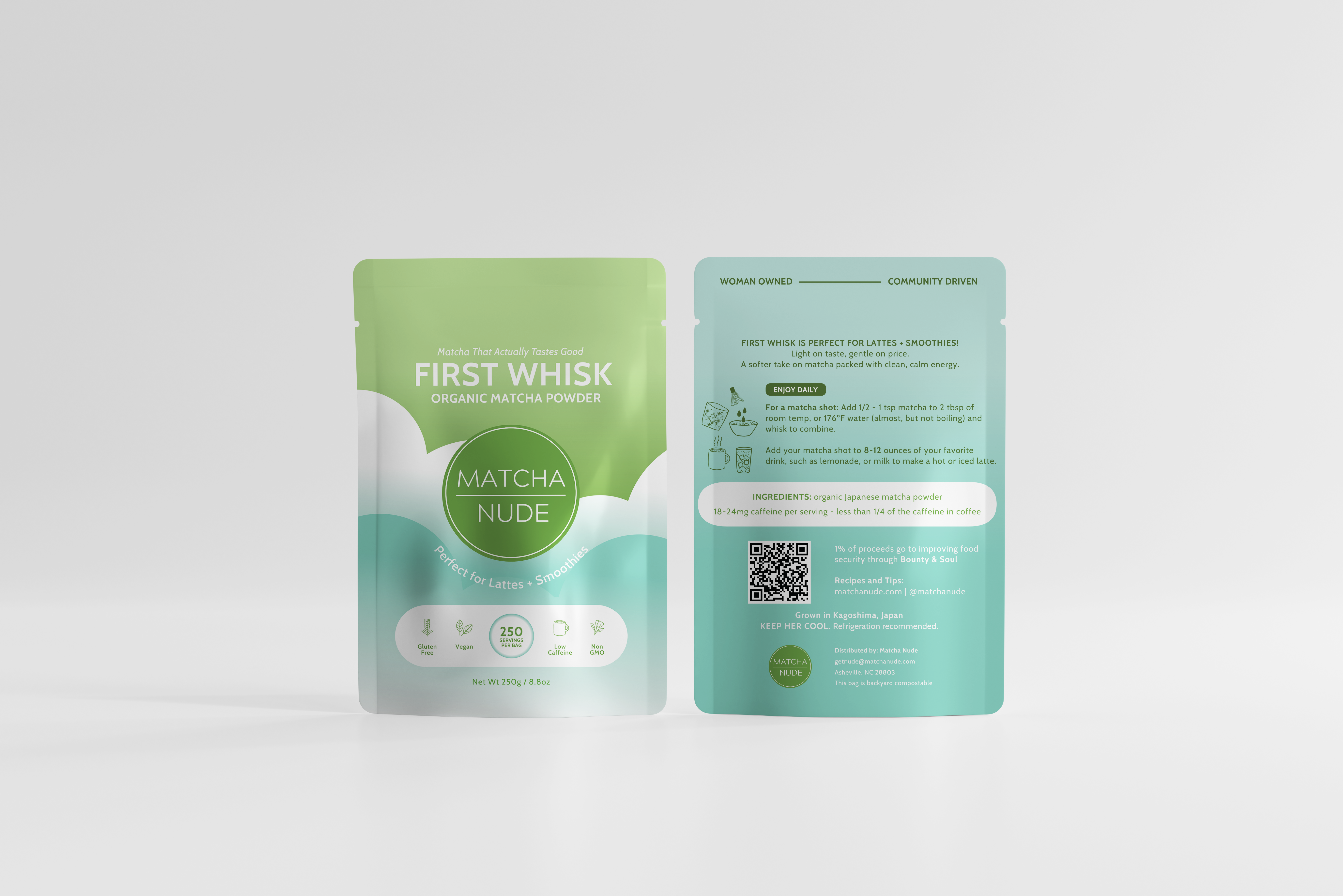 Matcha Nude - Wholesale Health/Detox Tea - First Whisk Organic Matcha – 250 g (Min 2 Units)2