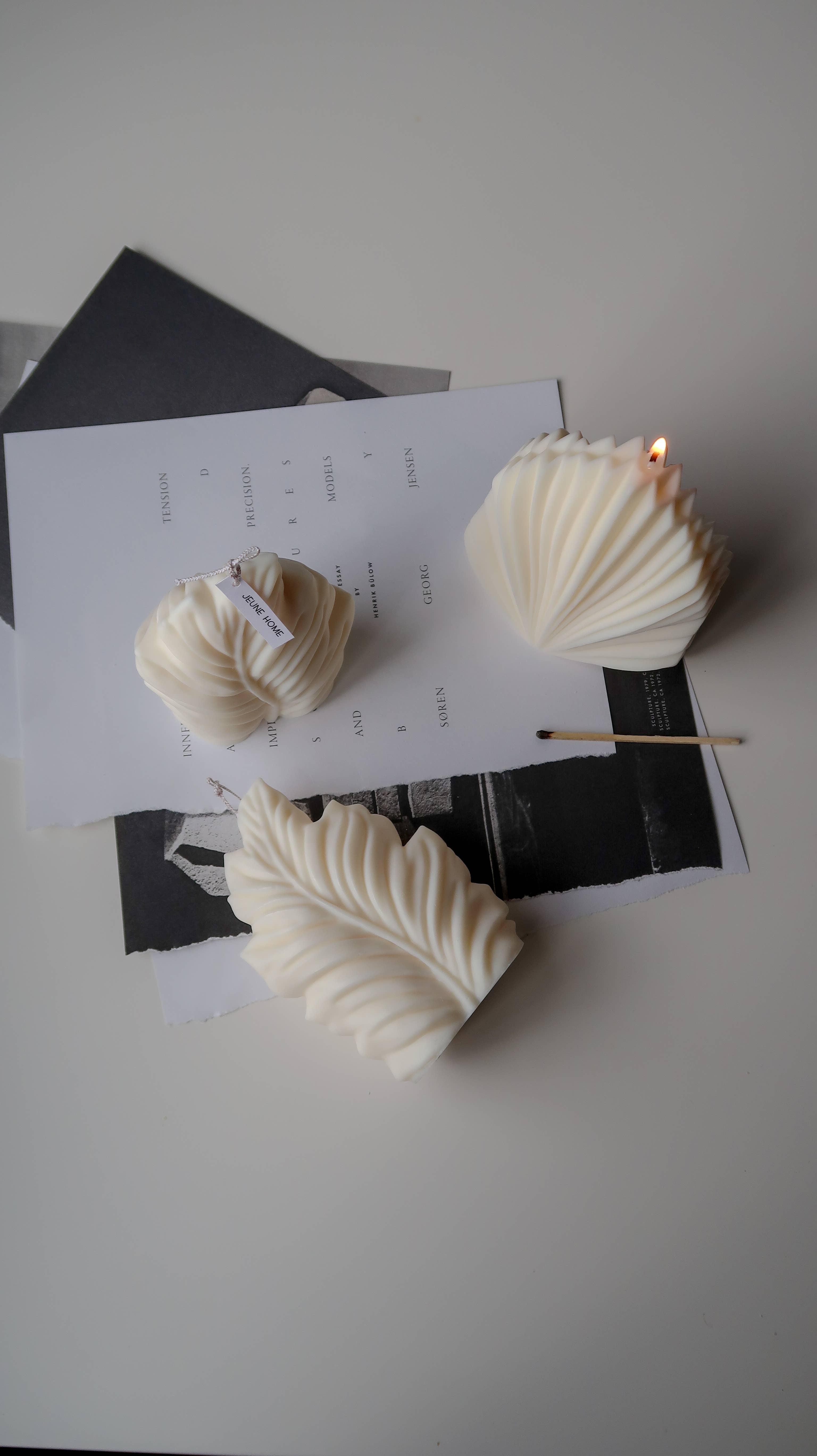 Jeune Home - Vente Bougies originales - Bougie en feuille de palmier | Décoration d'intérieur Boho | bougie en feuille7