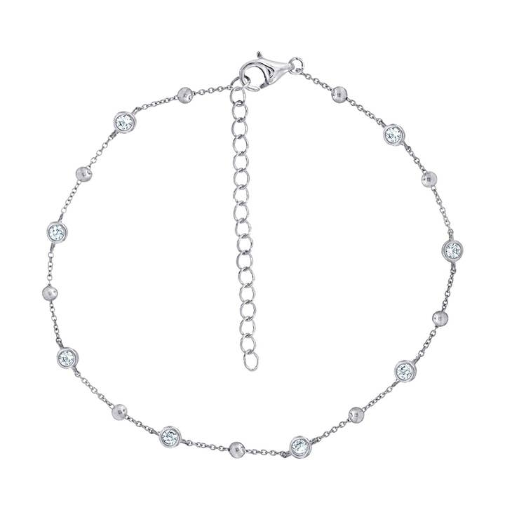 Ball Station Anklet Bracelets for wholesale by GEMOUR
