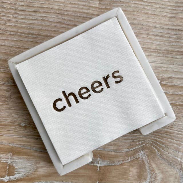 Lined Design – wholesale Engångsservett – Marmor cocktailservett värdinnesats0