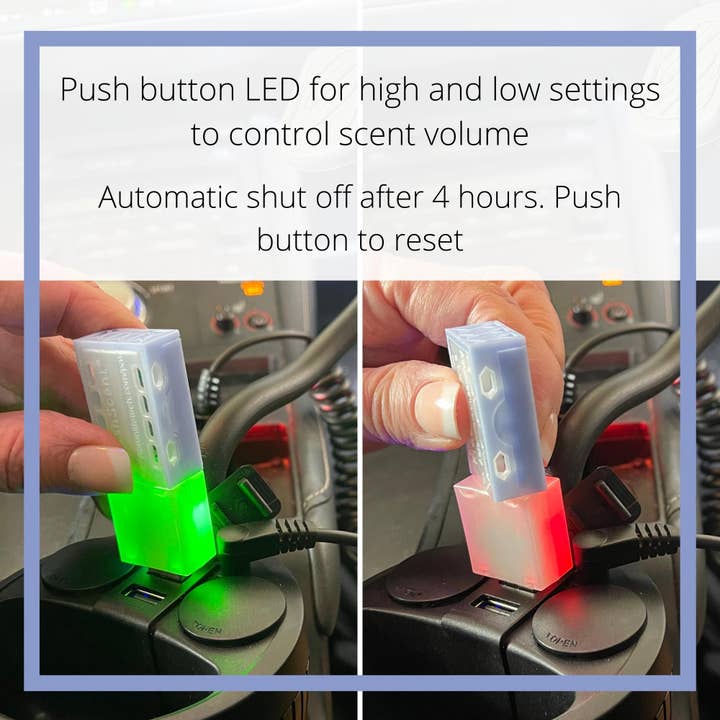 Belle Aroma® - Wholesale Electronic Diffuser - FlashScent® USB Diffuser - Blue, Lavender Essential Oil