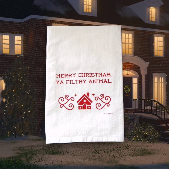 Green Bee Tea Towels - Wholesale Tea Towel - Ya Filthy Animal Towel | Tea Towels | Festive Dish Towel5