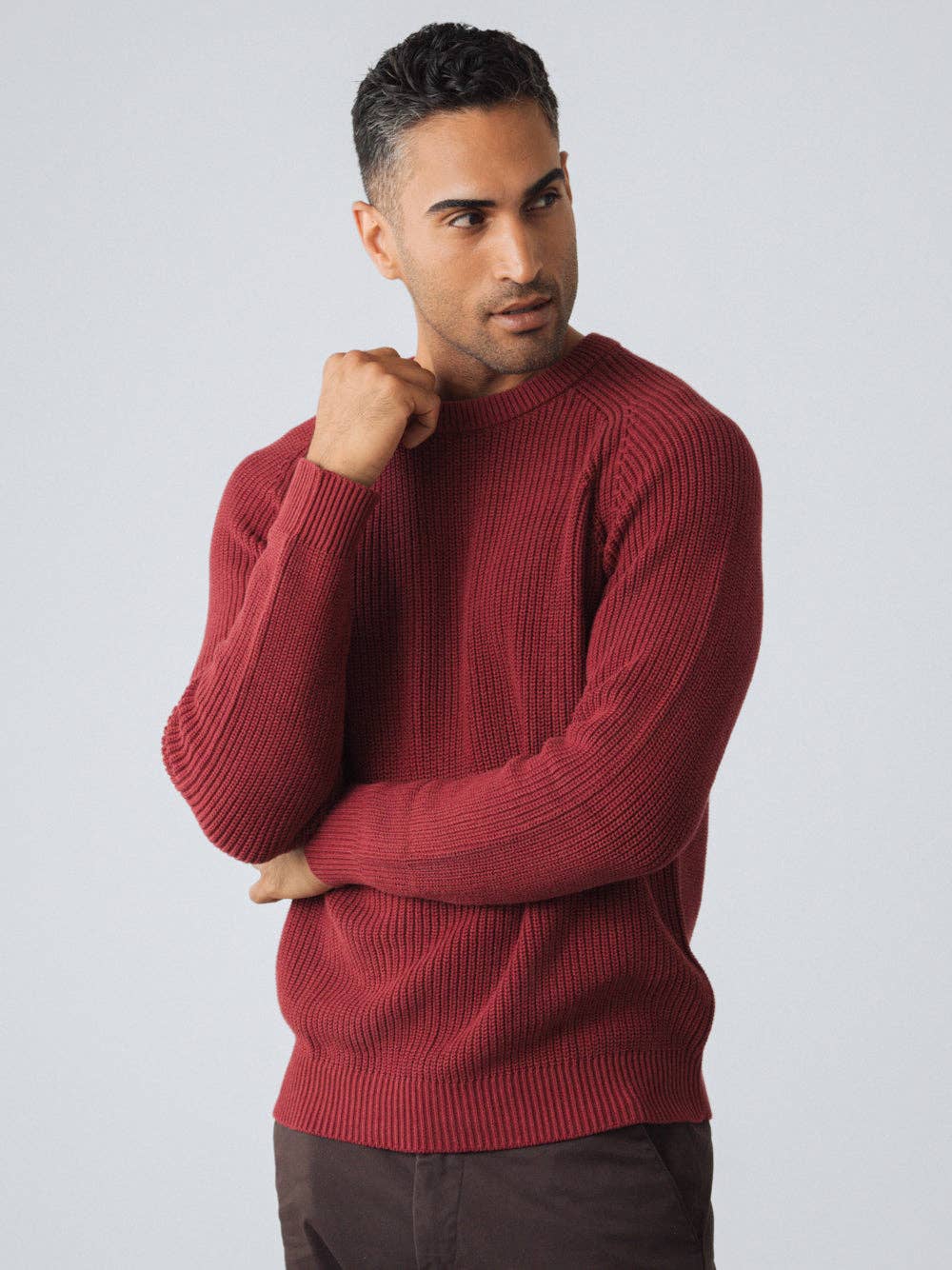 Honest Basics - Wholesale Knit Sweater - Men's - Heavy Knit Jumper Men28
