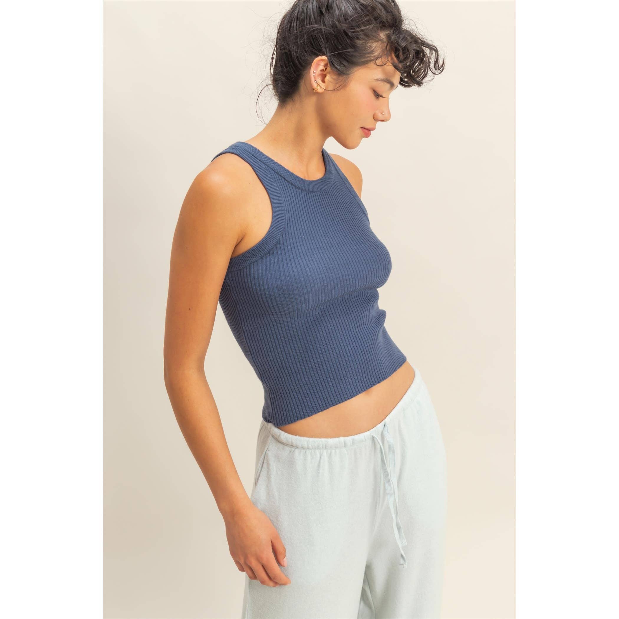 Double Zero - Wholesale Tank Top - Women's - Ribbed Knit Tank Top22