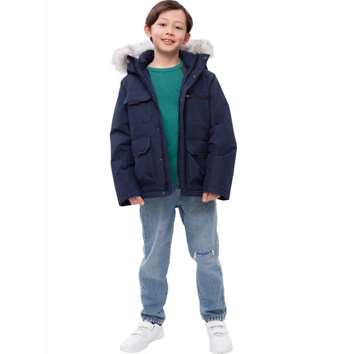 Rokka & Rolla - Wholesale Parka - Kids - Boys' Ripstop Parka Jacket Fleece Lined Winter Coat14