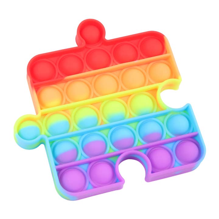 MIX COLOR Puzzle Push Pop Bubble Fidget Toy for wholesale on Faire