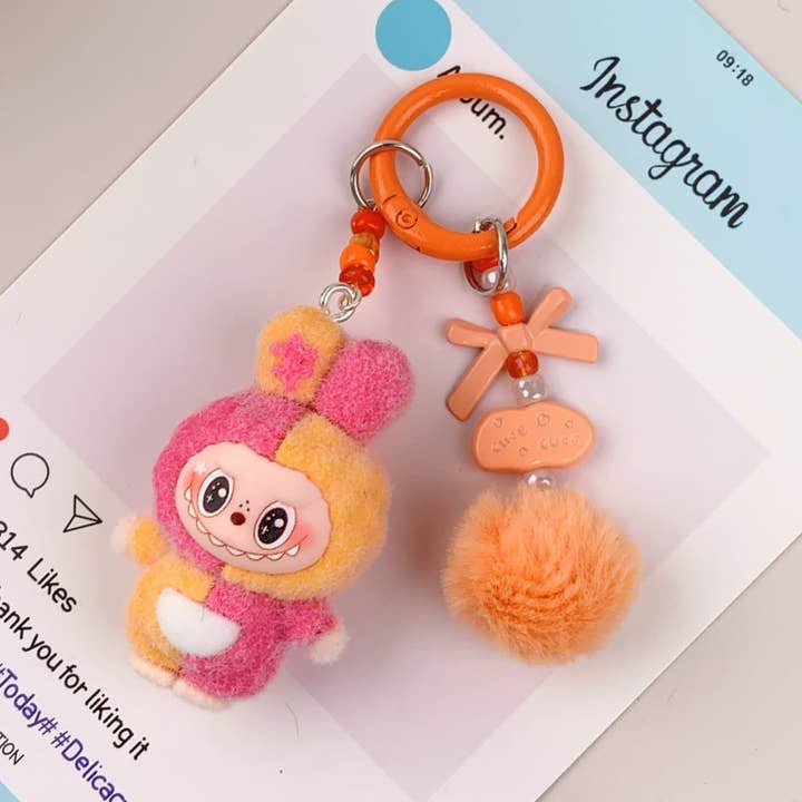 Lilyrosy(Duty free) - Wholesale Keychain - Women's - Labu Hot-Selling Cute Bunny Keychain holiday gifts5