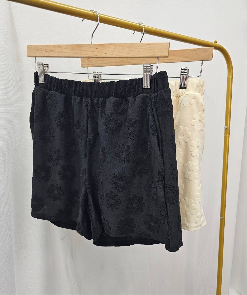 Fuchsia TA2216 TEXTURED FLORAL PATTERN TOP for wholesale on Faire13