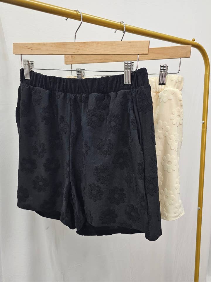 Fuchsia TA2216 TEXTURED FLORAL PATTERN TOP for wholesale on Faire13