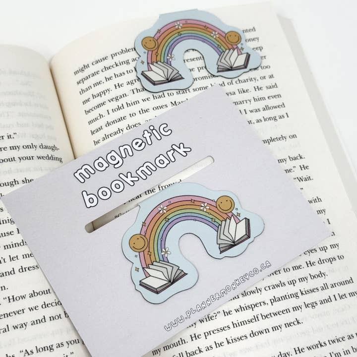 Segnalibro Magnetico Arcobaleno di Lettura per la vendita all'ingrosso da parte di Plannermonkeyco