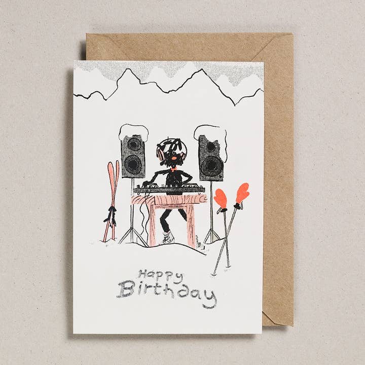 Rascals Cards (Pack of 6) - Ski DJ for wholesale by Rusty Studio