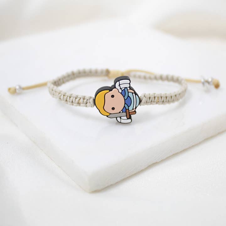 My Saint My Hero - Wholesale Woven/Braided Bracelet - Tiny Saints Saint Michael Bracelet1
