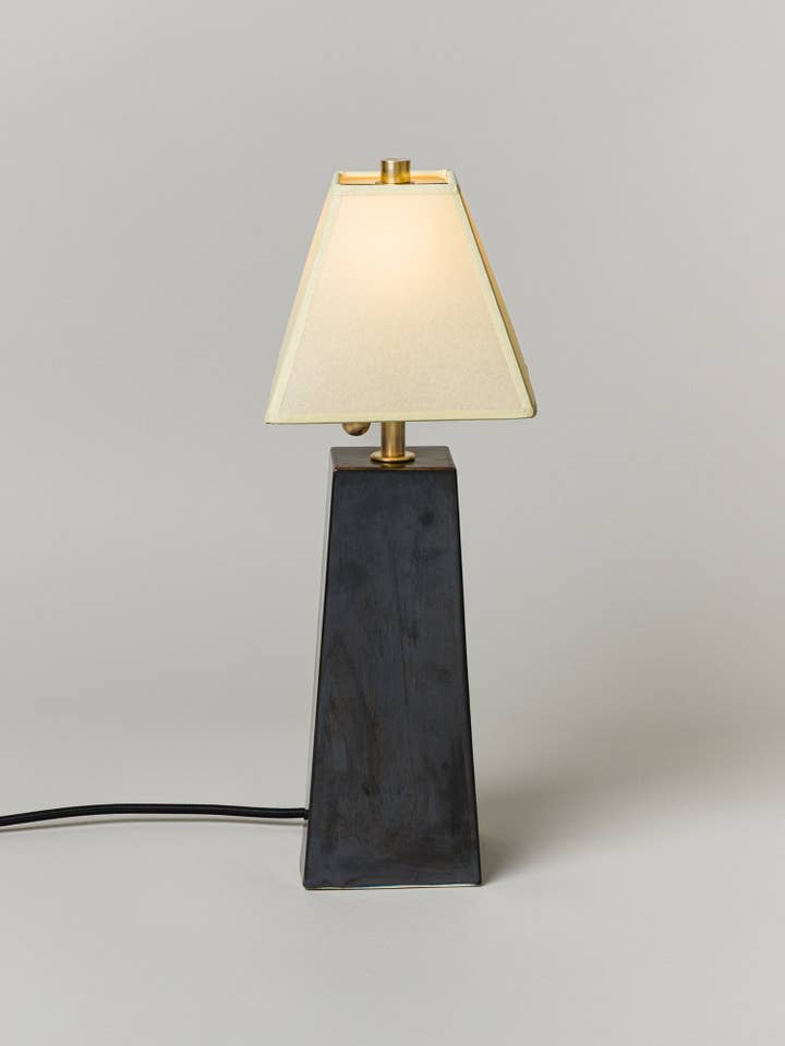 Osen Table Lamp Tall, Graphite / 2 Shade Options for wholesale by Virginia Sin
