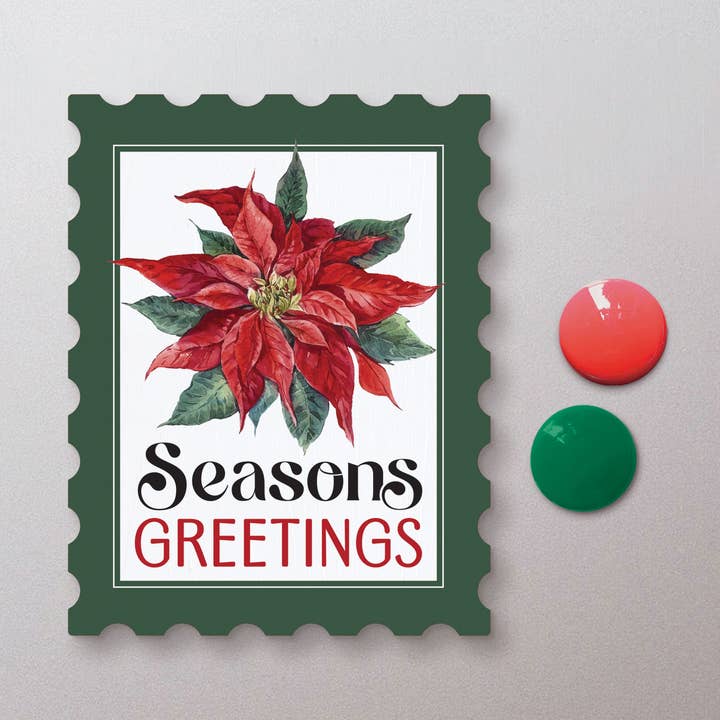 Tampon magnétique Season's Greetings XL pour la vente par P. Graham Dunn