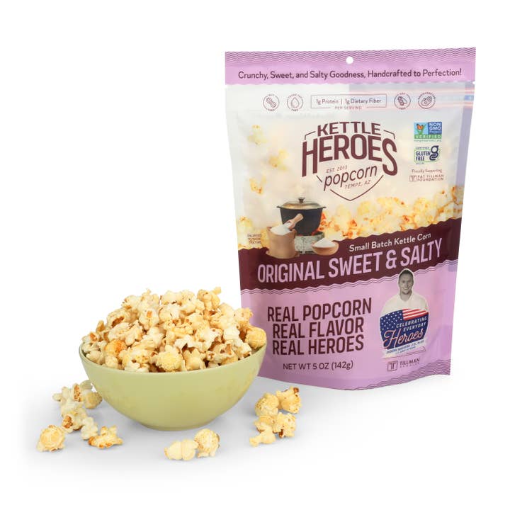 Kettle Heroes Artisan Popcorn - Wholesale Popcorn - Sweet & Salty Kettle Corn
