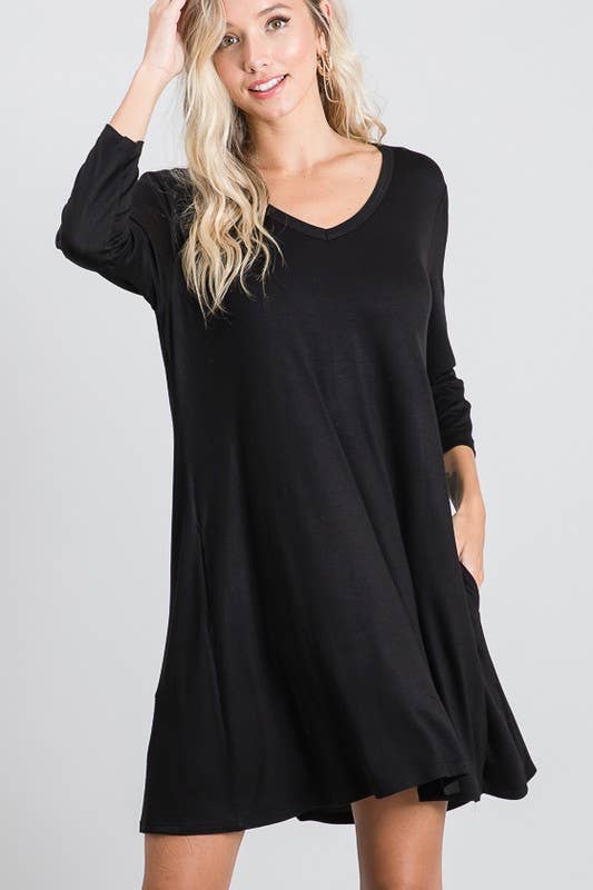 HEIMISH - Wholesale Dress - Women's - SD1250S SOLID DRESS0