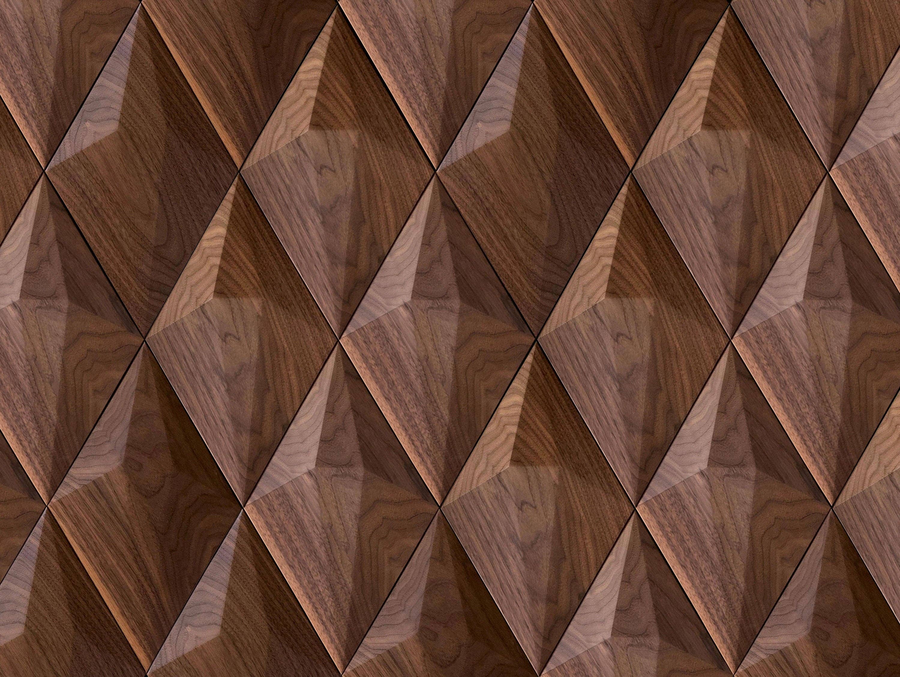 Dekostyl - Venta al por mayor Paneles decorativos - Paneles de pared de madera DIAMOND decorativos paneles de pared de madera 3D15