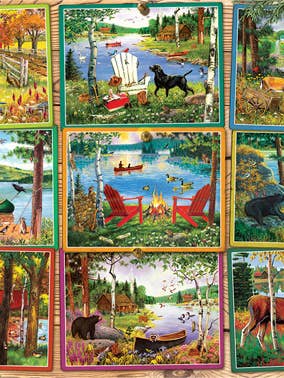 Postcards from the Lake Country (1000 pieces) for wholesale by Cheatwell Games