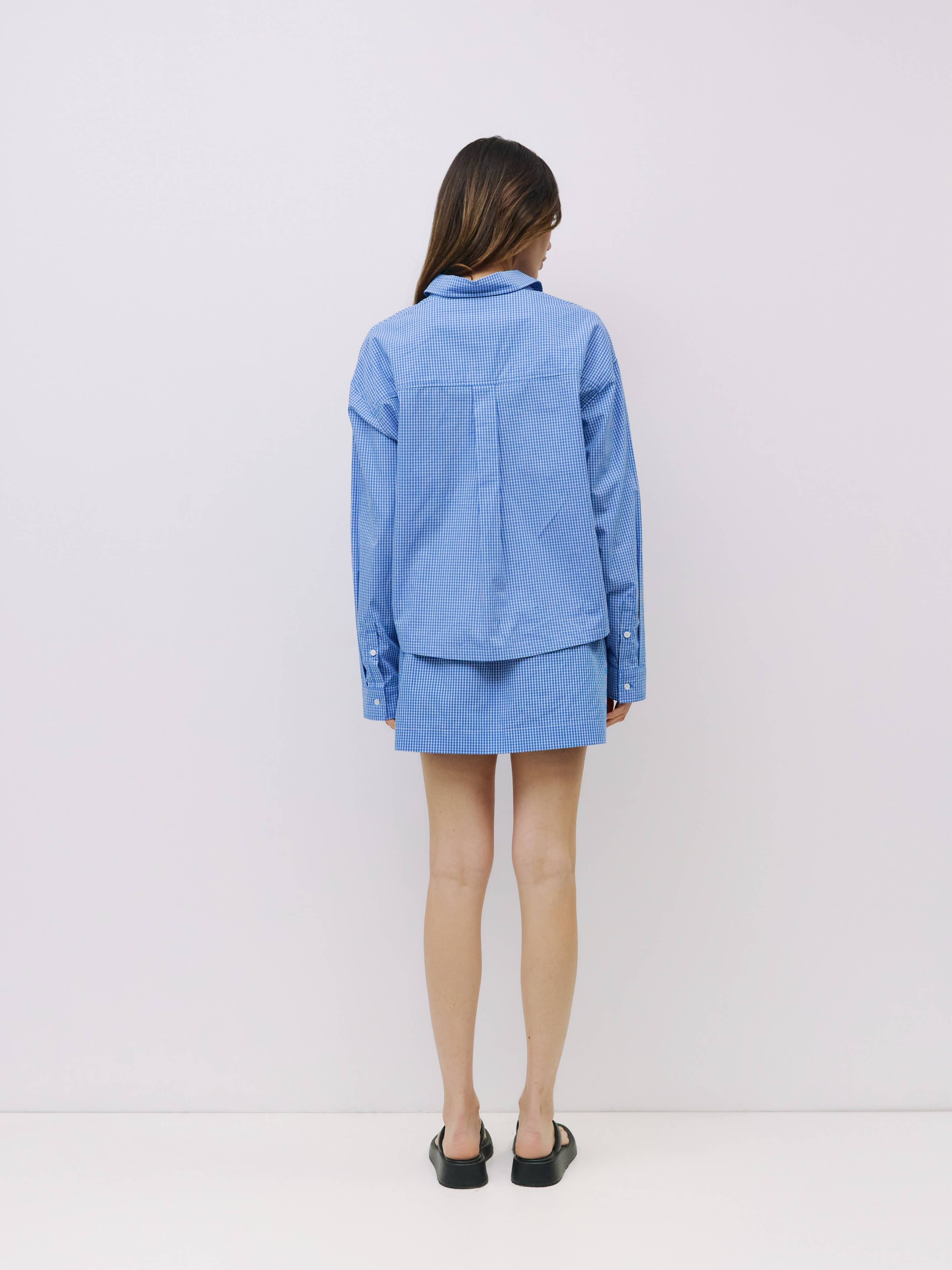 All Row - Wholesale Shirt - Women's - The Gates Top | Gingham Button-Down Shirt2