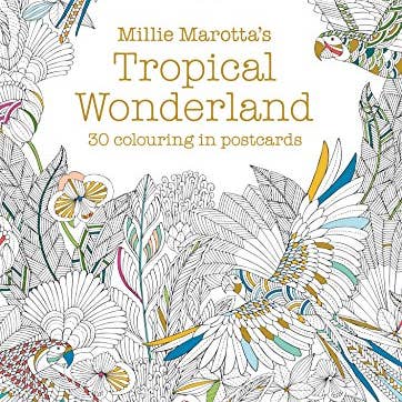 Boon Books – wholesale Display book – Millie Marotta's Tropical Wonderland Postcard Book