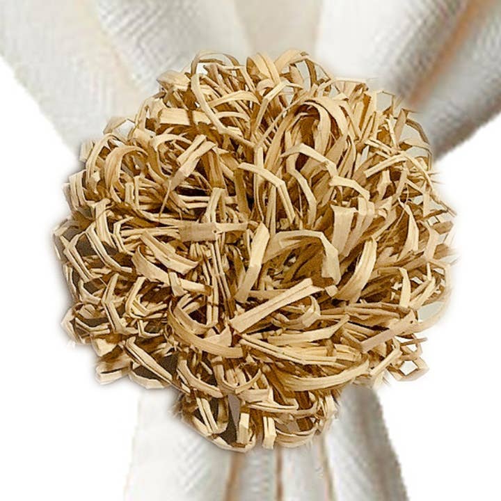 Dahlia Iraca Servetring - Stro Raffia Servies voor wholesale door Artett
