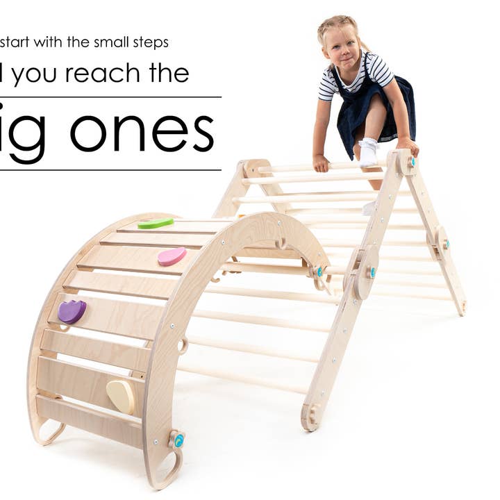 HappyMoon - Wholesale Wood Toy - Kids - Happymoon® Climbing Arch, Ramp For A Climber, Rocker-Arch4