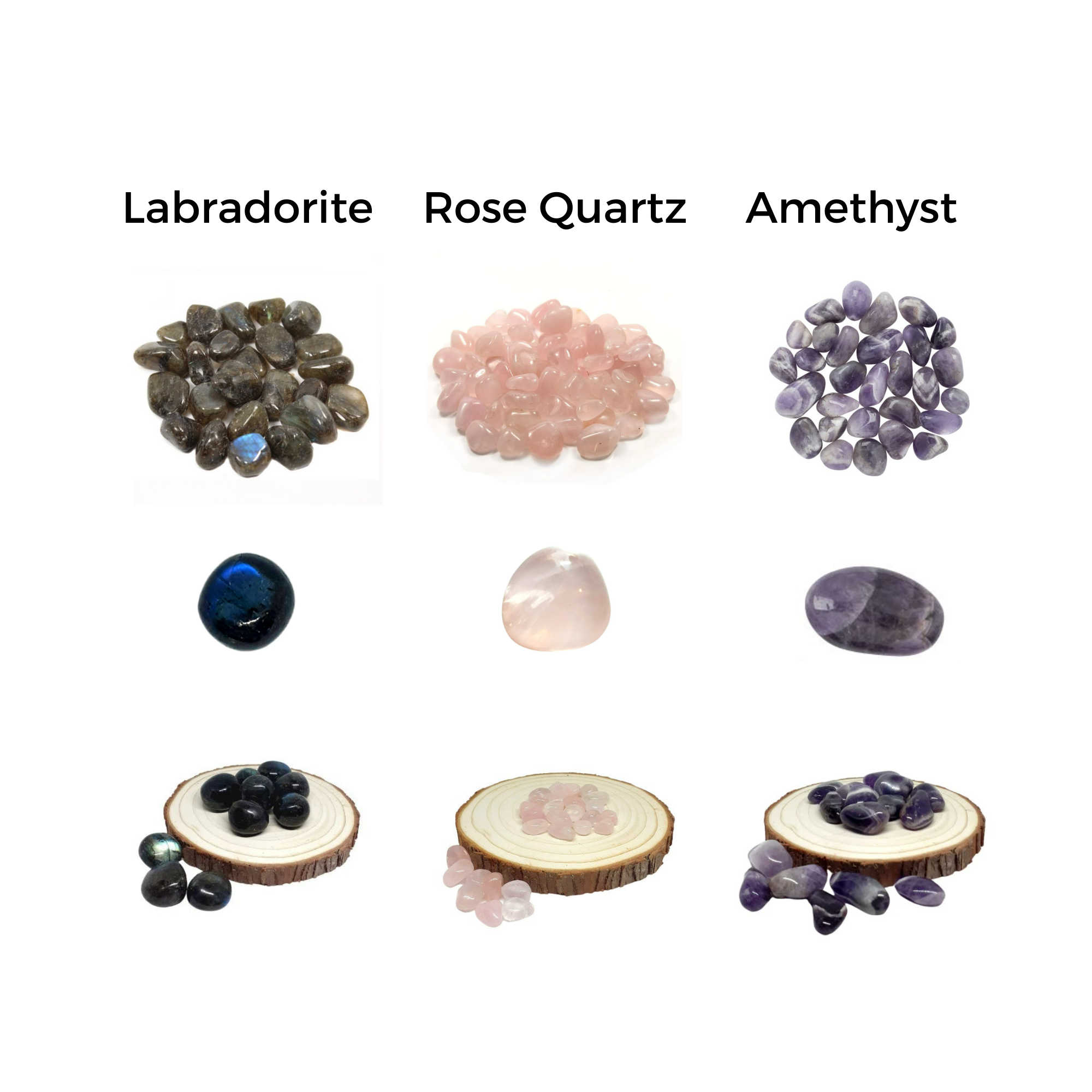 A Thousand Crystals - Venta al por mayor Piedras/cristales espirituales - Cristales de piedra pequeños pulidos, éticamente obtenidos, de 15 a 20 mm19