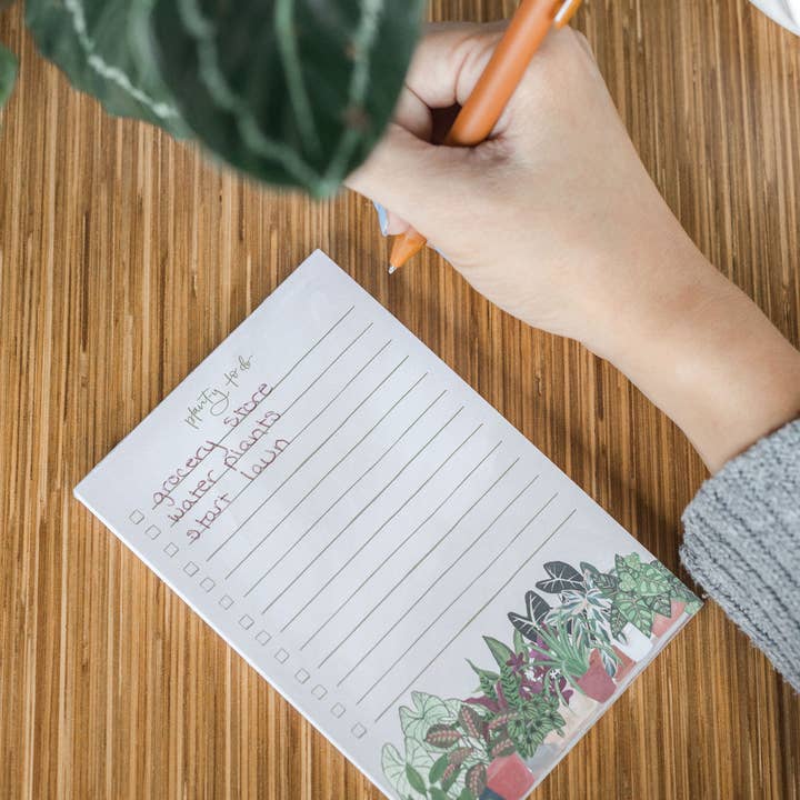 1canoe2 | One Canoe Two Paper Co. - Vente Blocs-notes - Bloc-notes Planty To Do pour plantes d'intérieur1