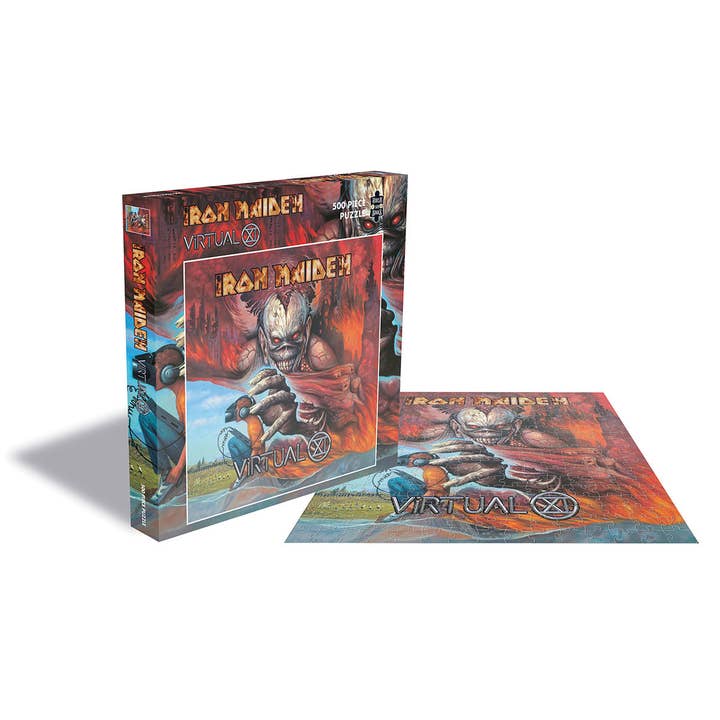 Iron Maiden Virtual Xi (500 Piece Jigsaw Puzzle) for wholesale by AQUARIUS, GAMAGO, ICUP, & ROCK SAWS by NMR Brands