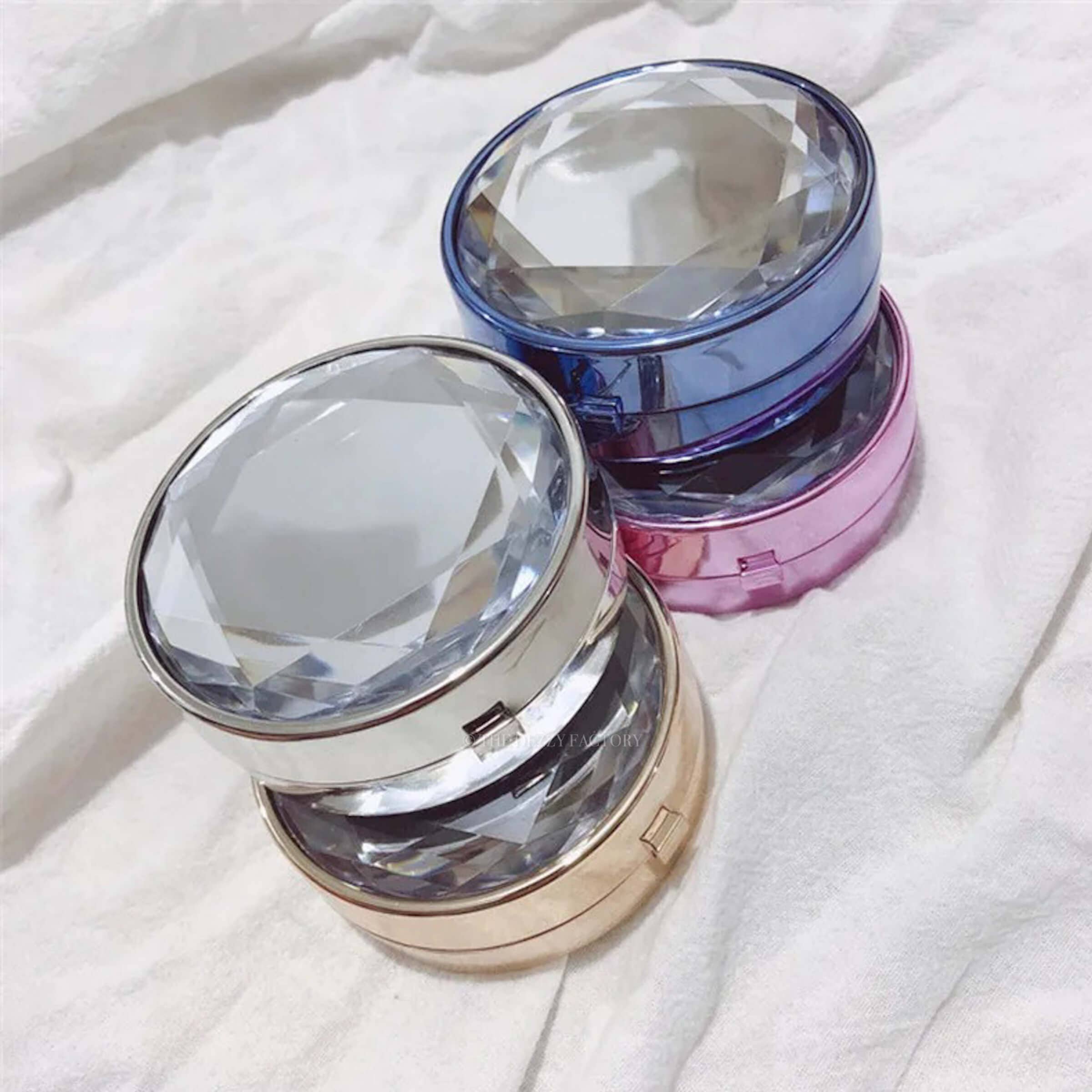 DEZZY'S - Wholesale Eyewear Cases & Holders - Women's - Diamond lens case | blue2