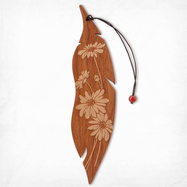 Trä bokmärke, Daisy blomma för wholesale av Minatur.art