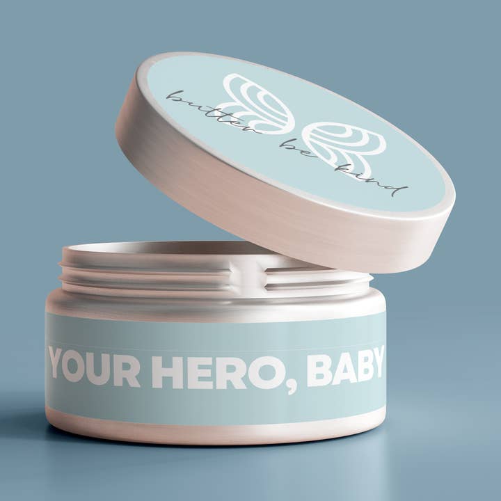 Din helt, baby - kropssmør for engroshandel hos Butter Be Kind