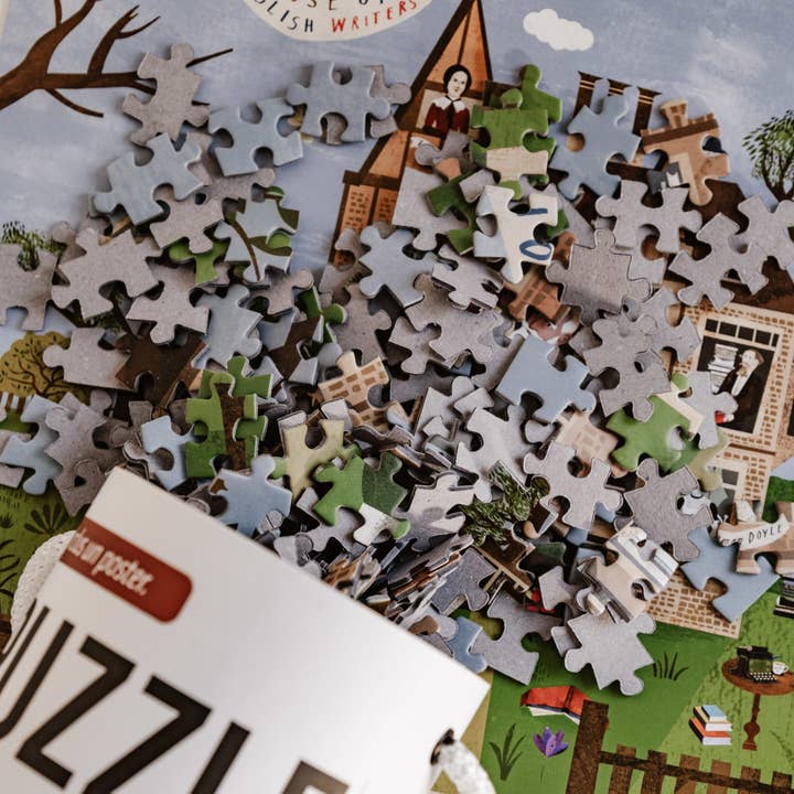 Zigzag Island - Venta al por mayor Puzle - Adultos - ROMPECABEZAS DE 1000 PIEZAS PAUSA DE LECTURA ESCRITORES INGLESES
