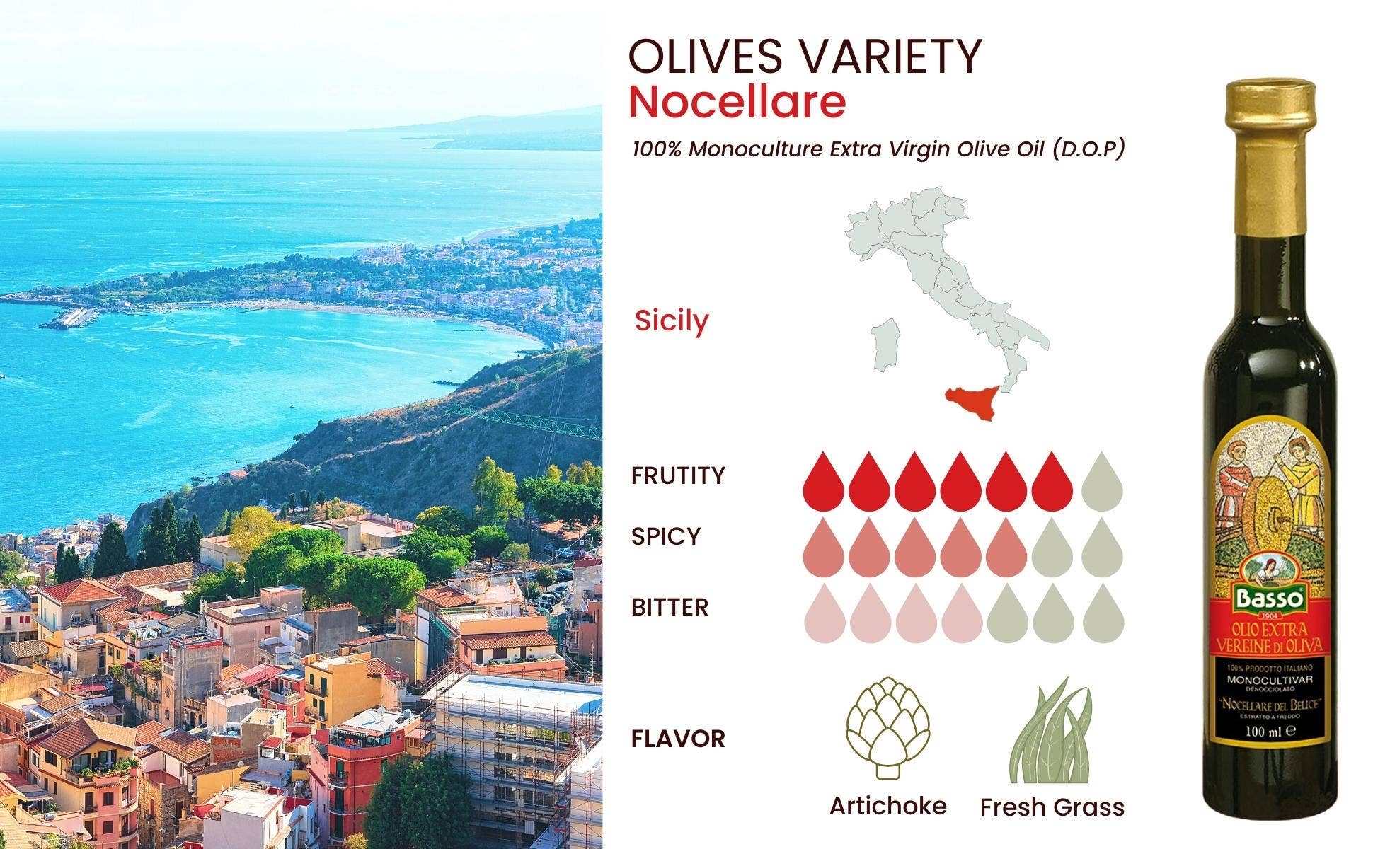 Wholesale Italian Food - Wholesale Olive Oil - Basso 1904 Extra Virgin Olive Oil Limited Edition Gift Set (5 x 100 ml)4