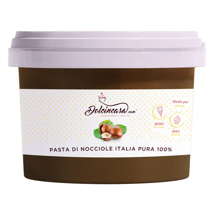 Dolcincasa.com - Wholesale Nuts - 100% Pure Italian Hazelnut Paste - 500 gr.