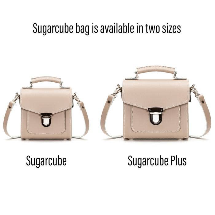 Sac à main en cuir sugarcube fait main - Café glacé - Plus pour la vente par Zatchels