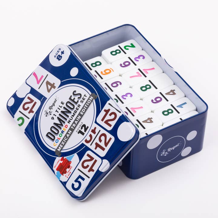 Regal Games - Wholesale Dominoes - Double 12 NUMBERED Dominoes