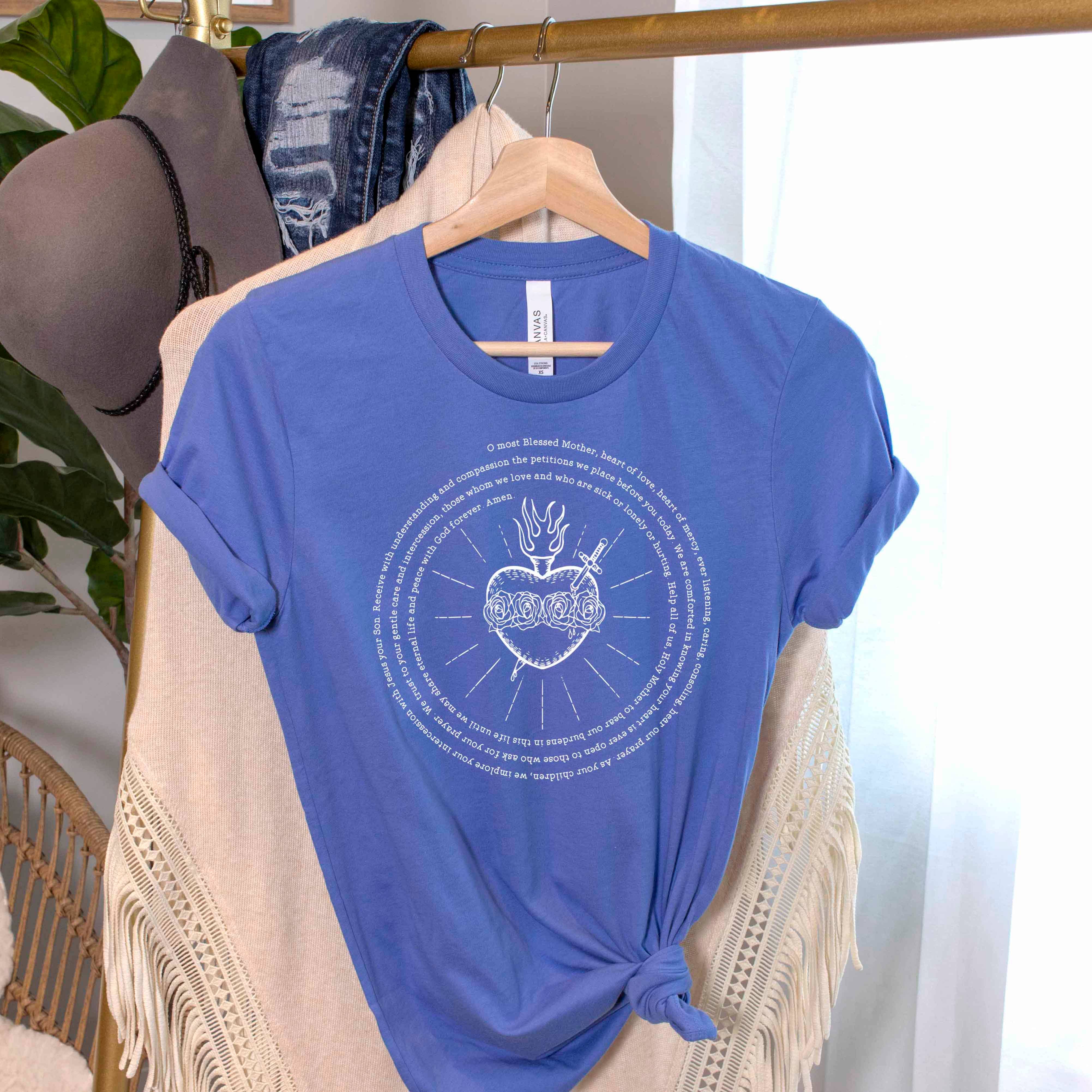 Firefly Wishes - Wholesale Screen Printed T-Shirt - Women's - Immaculate Heart of Mary Catholic T-Shirt1