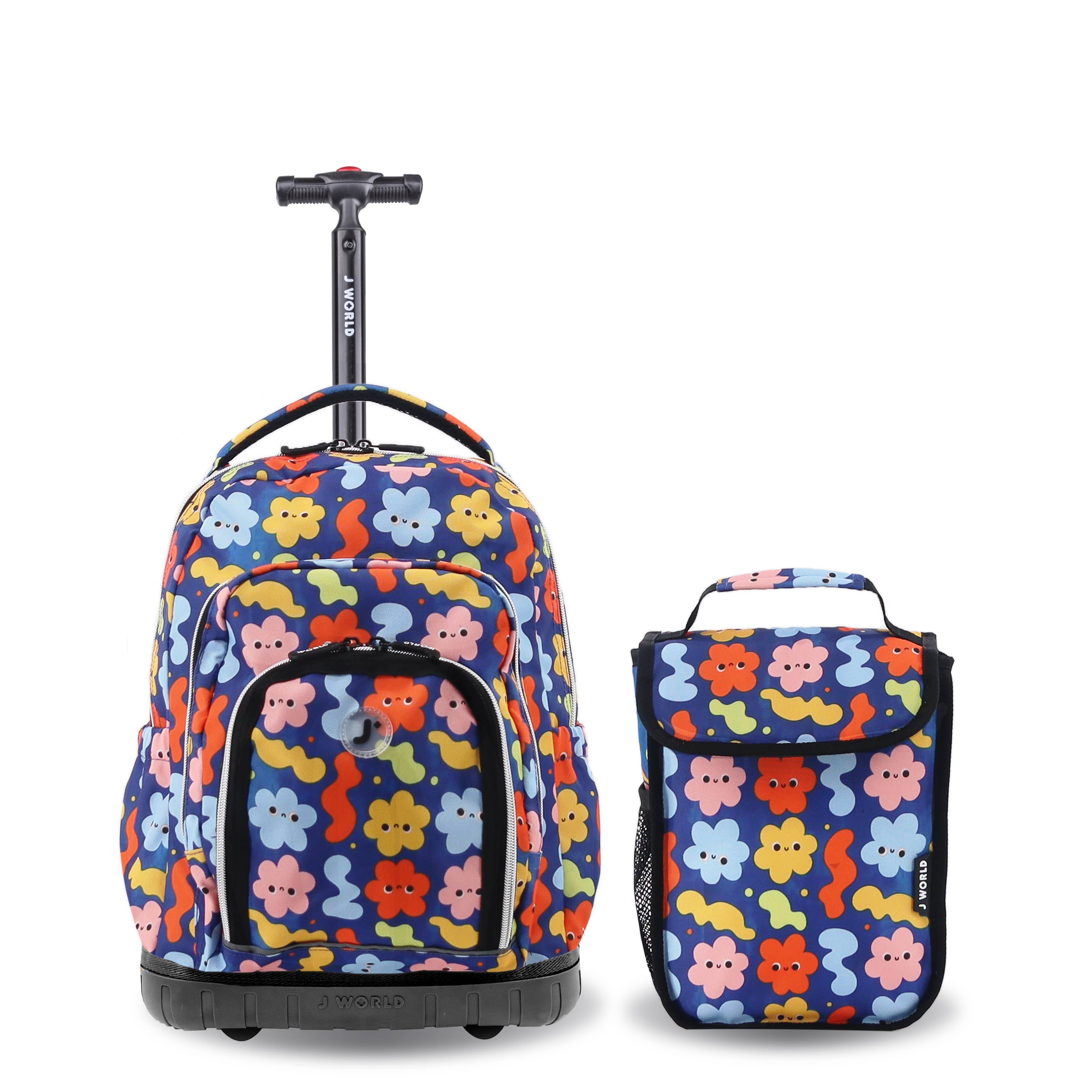 J World - Wholesale Backpack - Kids - Lollipop Kids Rolling Backpack With Lunch Bag (16 Inch)11