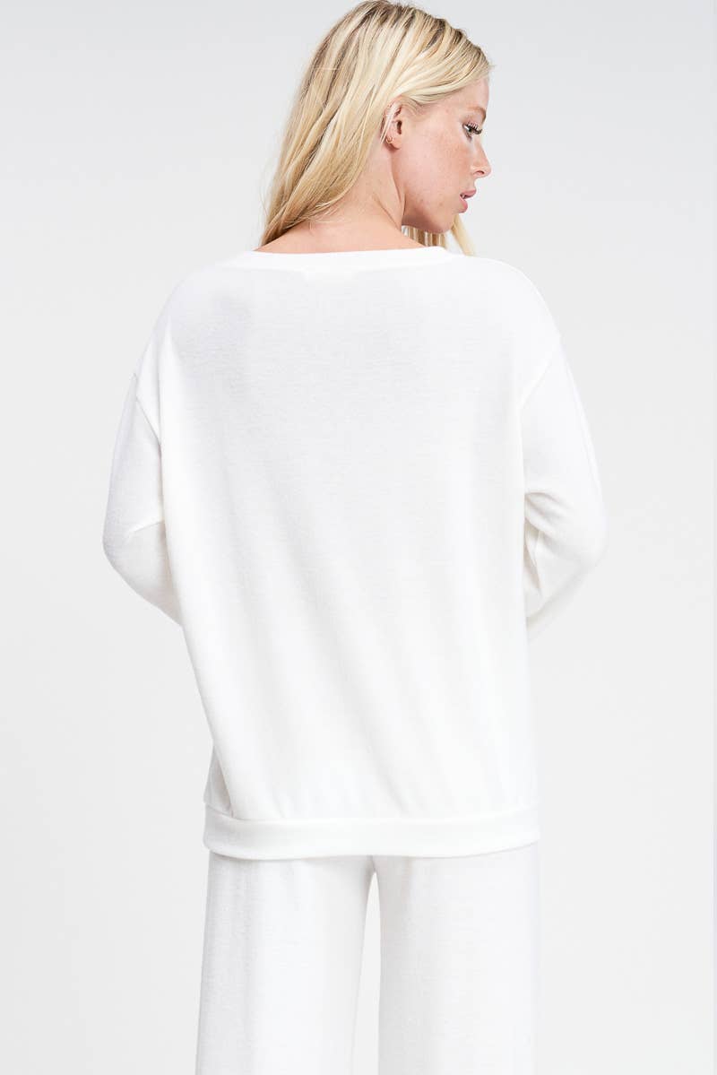 Phil Love – Großhandel Set aus Oberteil und Hose (NICHT Loungewear) – Damen – Weiches Loungewear-Set mit Champagnerflaschenprint für den Urlaub2