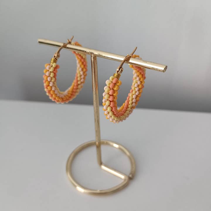 Kolorya - Wholesale Dangle Earrings - Embroidered Beaded Earrings | Multicolor10