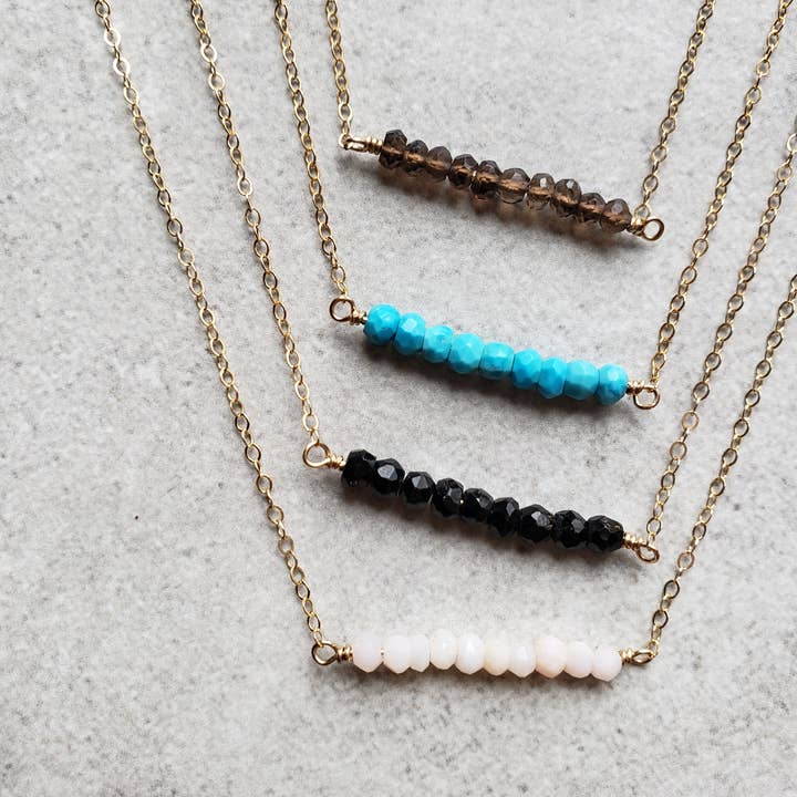 Paige Anna Jewelry - Vente Colliers à pendentif - Collier Barre6