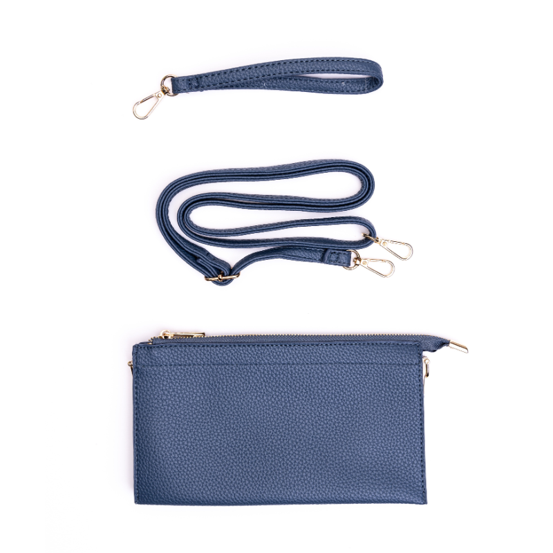 a Wink & a Nod - Wholesale Crossbody Bag - Women's - Abby 3-in-1 Handbag - French Blue1