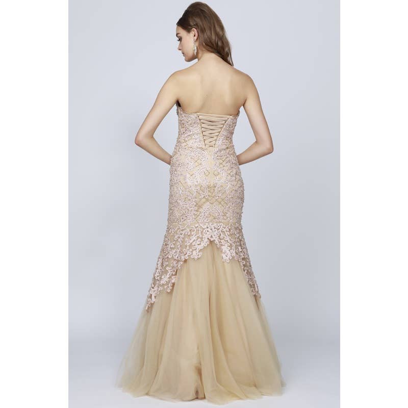 Juliet - Wholesale Gown - Women's - FULLY EMBROIDERY WITH MERMAID PROM GOWN1